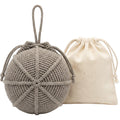 Pndwr Crochet Hemp Cotton Hollow Wash Ball Warm Gray - Product view