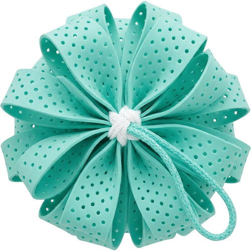 Pndwr Perforated EVA Ribbon Bath Ball Seafoam - Product view